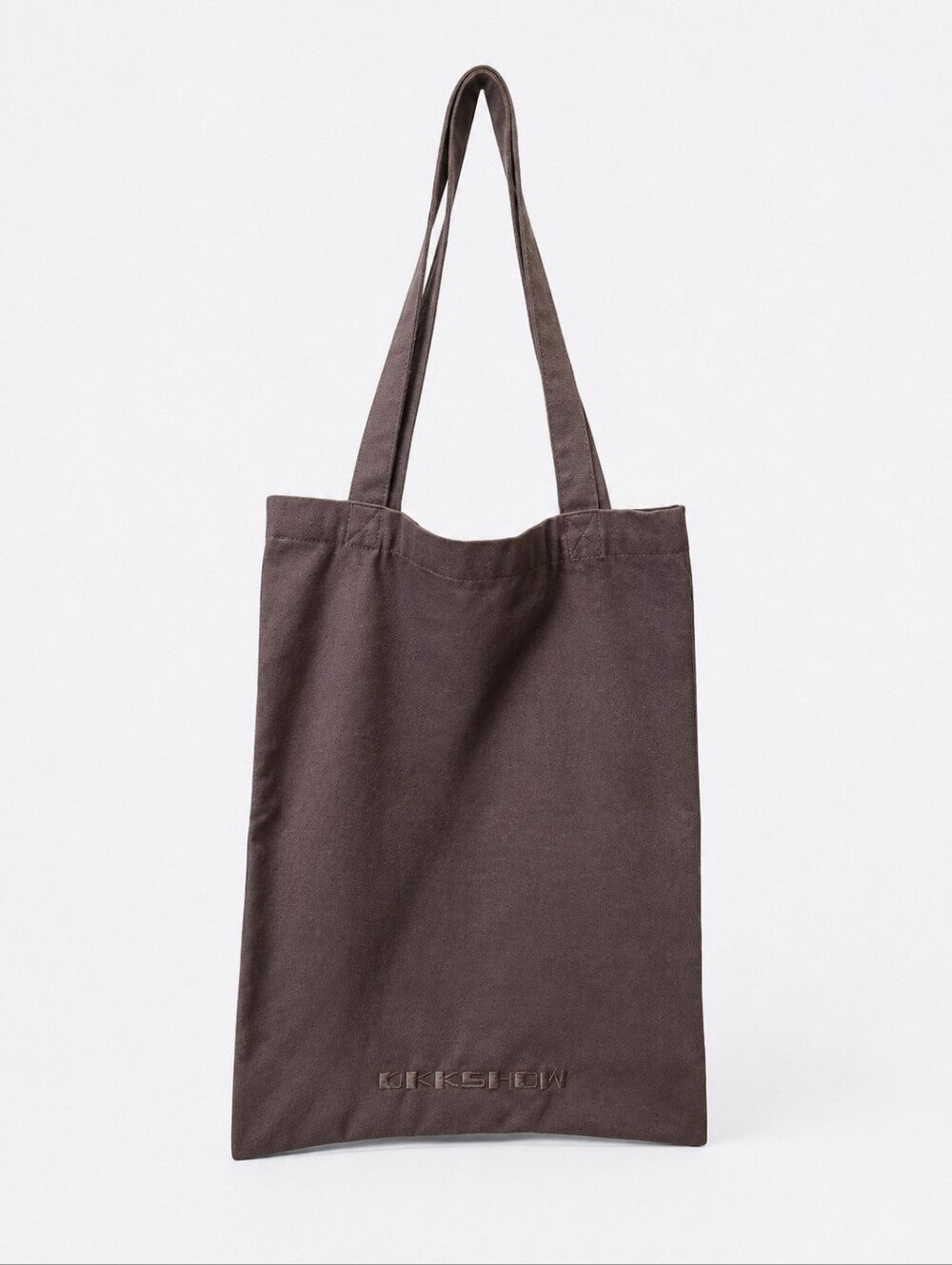 RICK OWENS DRKSHDW | 100% Organic Cotton Tote Bag in Dark Brown